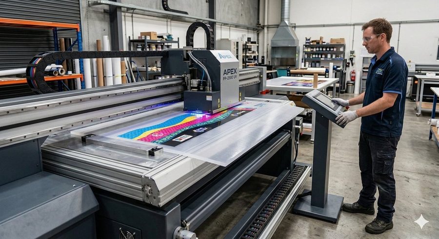 Impresión directa sobre materiales rígidos cama plana UV PVC acrílico MDF